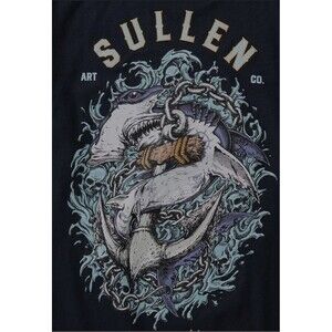 Sullen Art Collective Sea Hammer Shark Graphic Long Sleeve Shirt Premium XL A118